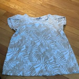 Leaf print tshirt